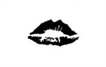 Stencil lippen